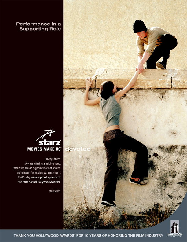 Starz Hollywood Film Festival - Support Ad