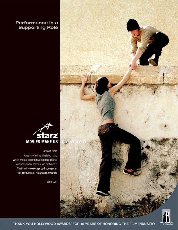 Starz Hollywood Film Festival - Support Ad