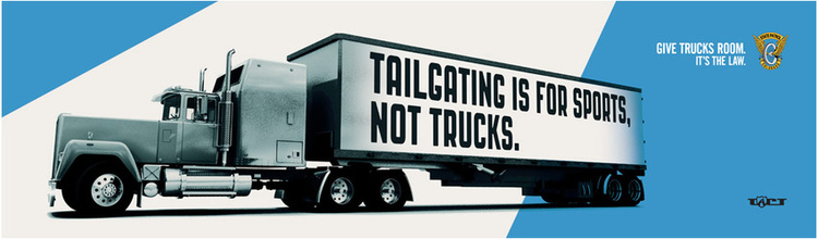 Colorado State Patrol - Ticketing Aggressive Cars & Trucks - Billboard Campaign