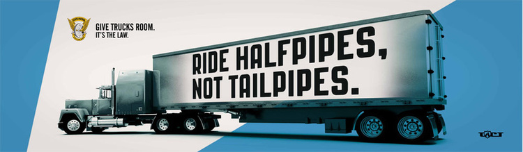 Colorado State Patrol - Ticketing Aggressive Cars & Trucks - Billboard Campaign