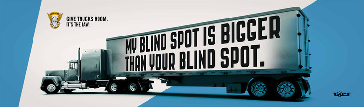 Colorado State Patrol - Ticketing Aggressive Cars & Trucks - Billboard Campaign