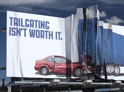 Colorado State Patrol 3D Crash Billboard