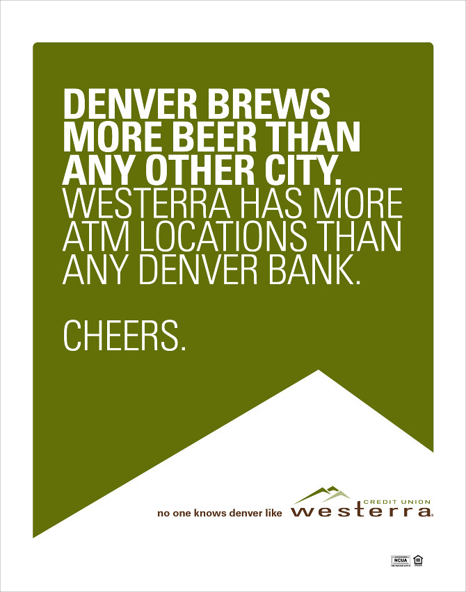 Westerra Credit Union Outdoor Campaign - Writer/Creative Director