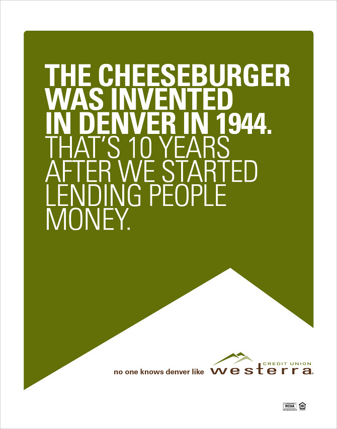 Westerra Credit Union Outdoor Campaign - Writer/Creative Director