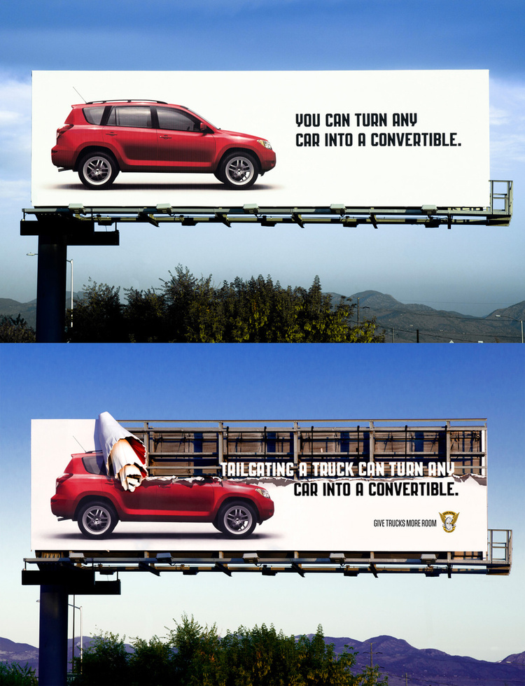 Colorado State Patrol - Two Stage Board - Stop Tailgating