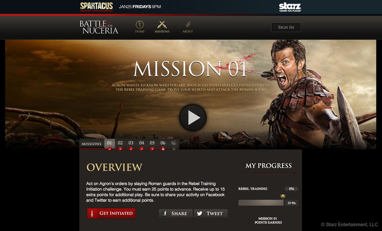 Spartacus: Battle For Nuceria - Copywriter