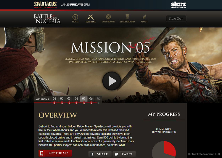 Spartacus: Battle For Nuceria - Copywriter