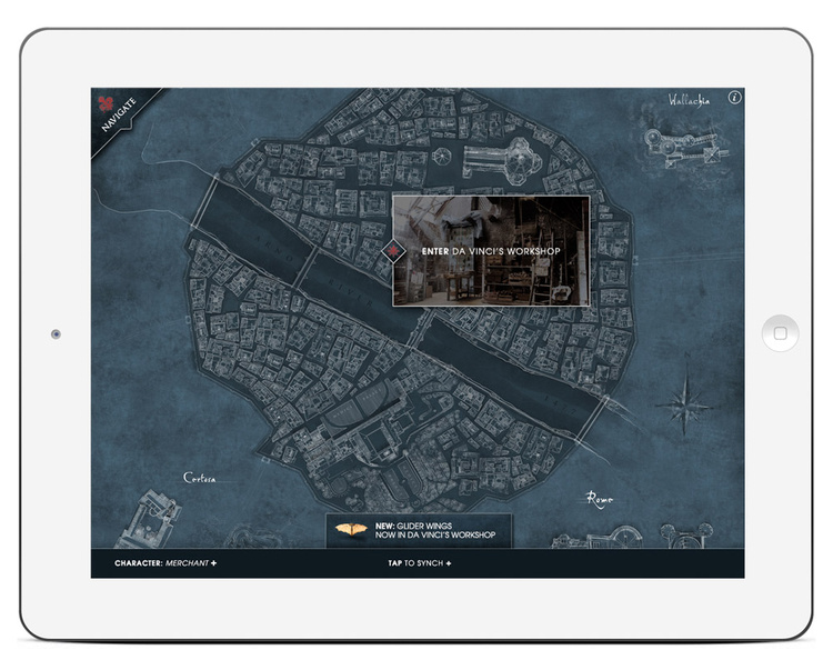 Da Vinci's Demons Citizens of Florence App - Creative Director
