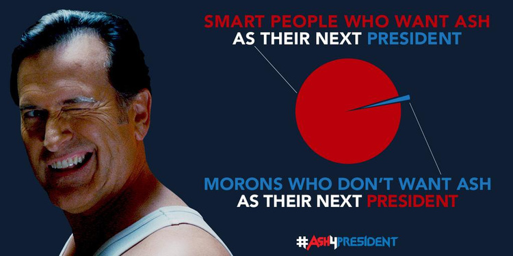 Twitter campaign - Ash 4 President