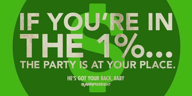 Twitter campaign - Ash 4 President