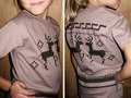 Cowichan deer print - kids unisex tshirt
