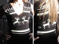 Cowichan deer print - women's v-neck