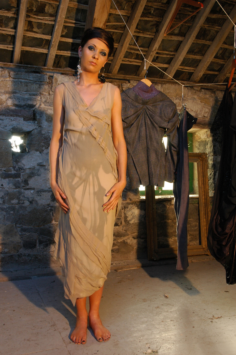Spiral dress, 2 layers.