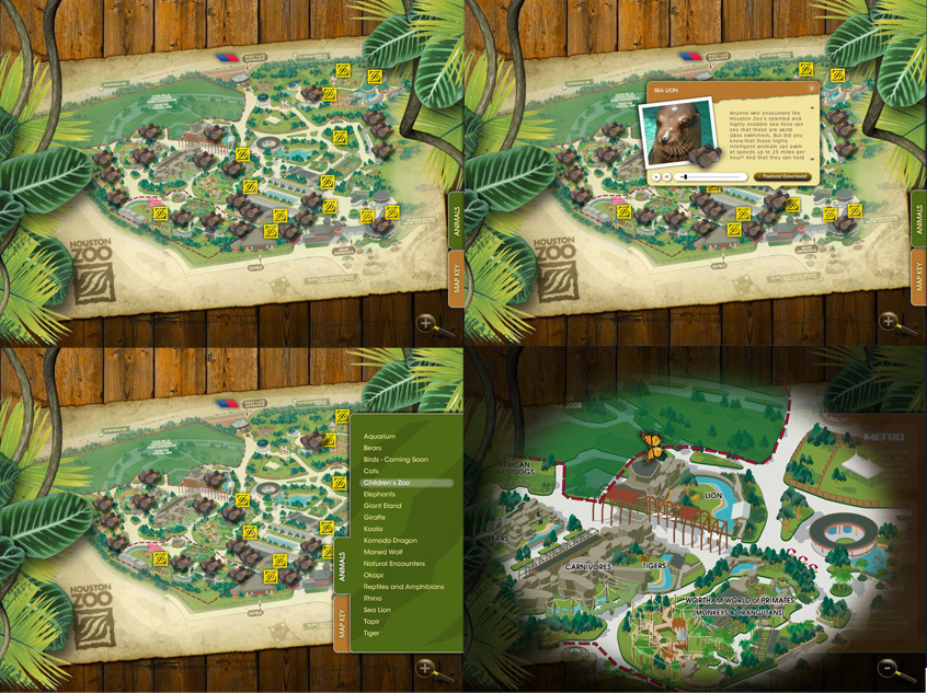 Houston Zoo › Map