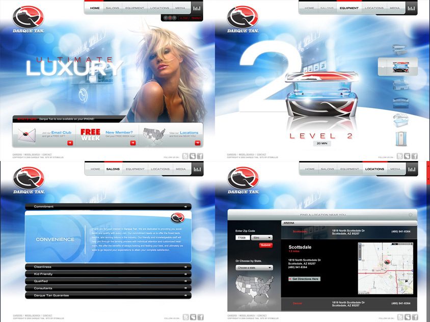 Darque Tan › Website