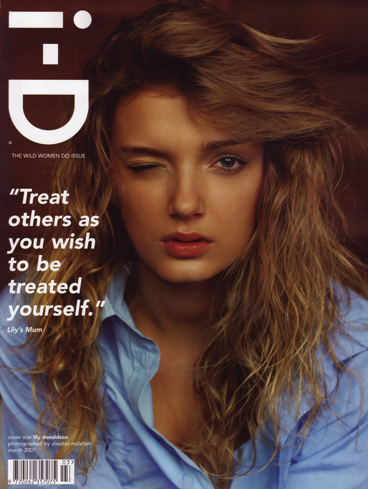 i-D Stephen Male Art Director 1983-1993 Consultant Art Director 2005-2008 Photographer Alasdair McLellan