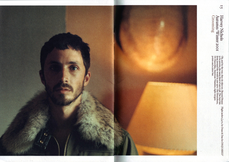 LOCATIONS Harvey Nichols menswear catalogue Photographer John Spinks 2000