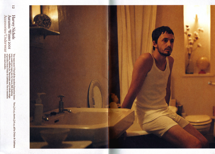 LOCATIONS Harvey Nichols menswear catalogue Photographer John Spinks 2000