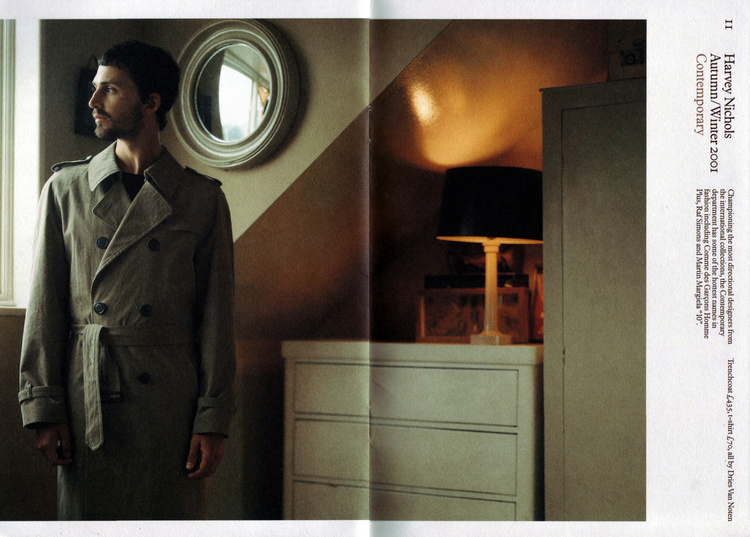 LOCATIONS Harvey Nichols menswear catalogue Photographer John Spinks 2000