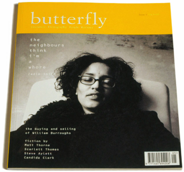 BUTTERFLY Arts and Literature Quarterly Art Director Stephen Male 2000 Photographer Christoph Klauke