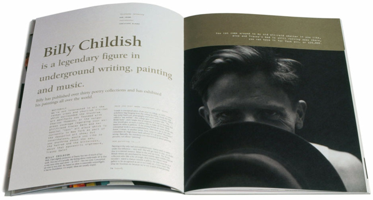 BUTTERFLY Arts and Literature Quarterly Art Director Stephen Male 2000 Photographer Christoph Klauke