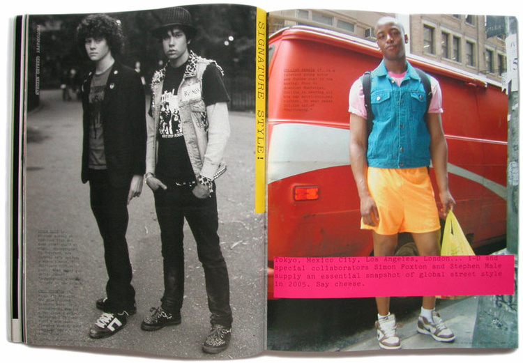 i-D ANNIVERSARY ISSUE 2005 Art Director 1983-1993 Consultant Art Director 2005-2008 Guest Editors Stephen Male & Simon Foxton