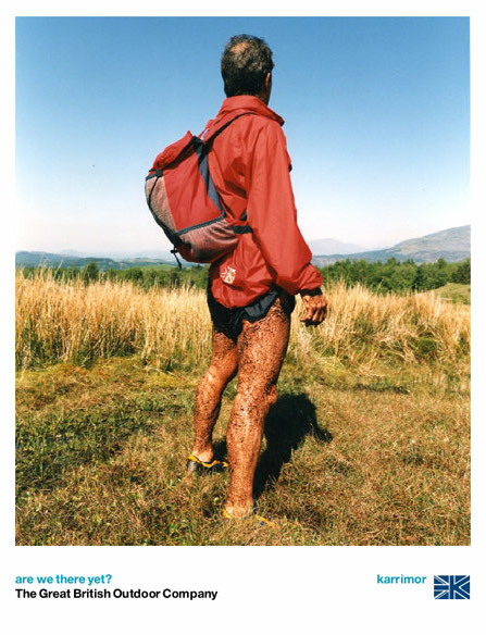 KARRIMOR Rebrand Art Director Stephen Male 1998 Photographer Donald Christie