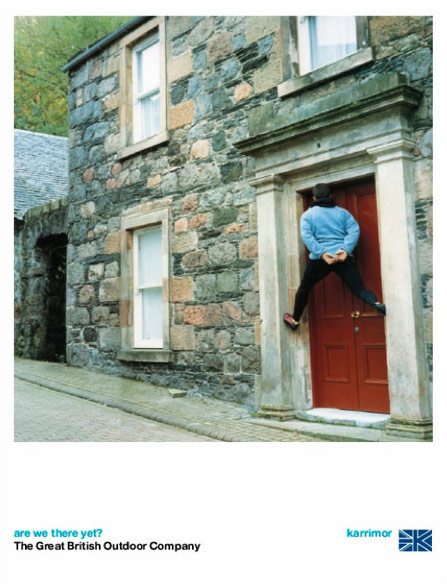 KARRIMOR Rebrand Art Director Stephen Male 1998 Photographer Paul Wetherell