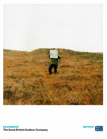 KARRIMOR Rebrand Art Director Stephen Male 1998 Photographer Paul Wetherell