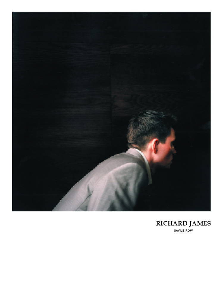 RICHARD JAMES Art Director Stephen Male 2001 Photographer John Spinks
