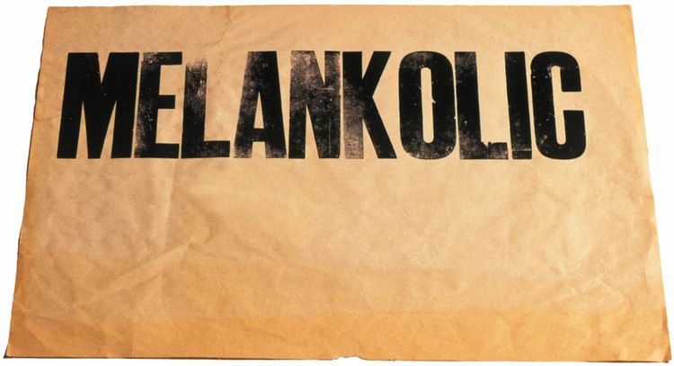 MELANKOLIC Massive Attack's record label Art Director Stephen Male 1995