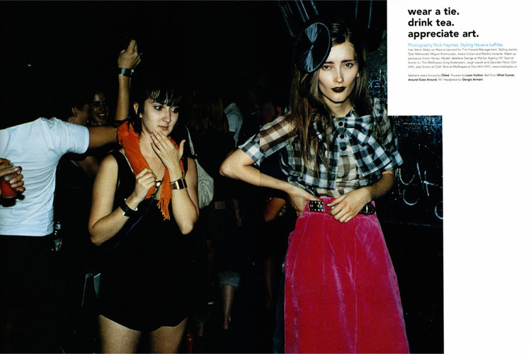i-D Stephen Male Art Director 1983-1993 Consultant Art Director 2005-2008 Photographer Nick Haymes