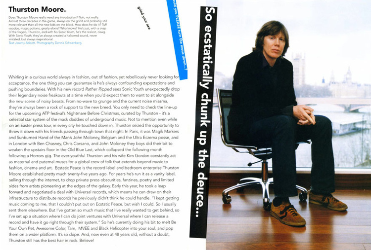 i-D Stephen Male Art Director 1983-1993 Consultant Art Director 2005-2008 Photographer Dennis Schoenberg