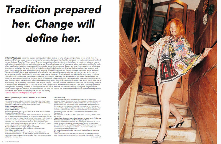 i-D Stephen Male Art Director 1983-1993 Consultant Art Director 2005-2008 Photographer Juergen Teller