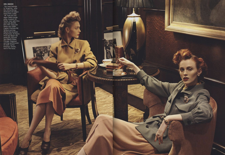 VOGUE Art Director Stephen Male 2008-2009 Photographer Steven Meisel