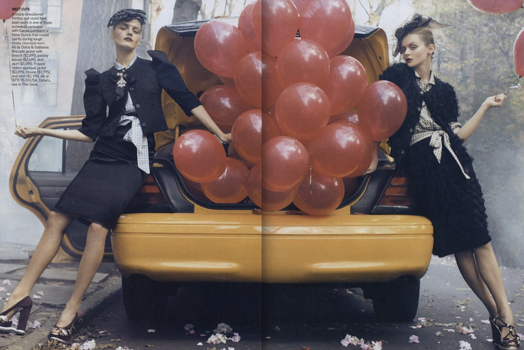 VOGUE Art Director Stephen Male 2008-2009 Photographer Steven Meisel