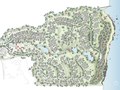 Site Plan. Design Team: Rob Steul, Thao Nguyen, Gerald Lock, Eva Sue. With Woods Bagot, London. Image ©Woods Bagot