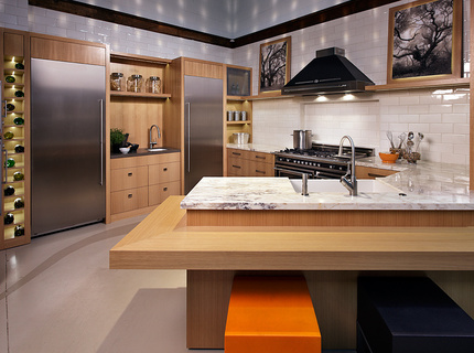 Our Eco Kitchen at the new Fixtures for Living Showroom.