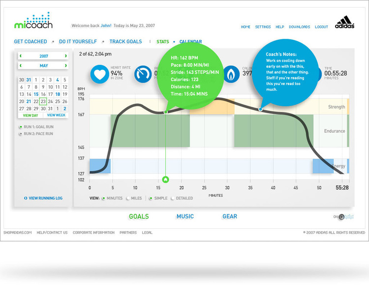Adidas - micoach
