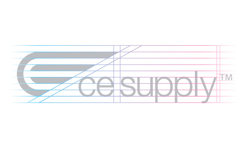 Designed Identity + Brand Usage Guidelines for CE Supply, a leading mobile accessories company in Los Angeles, CA.