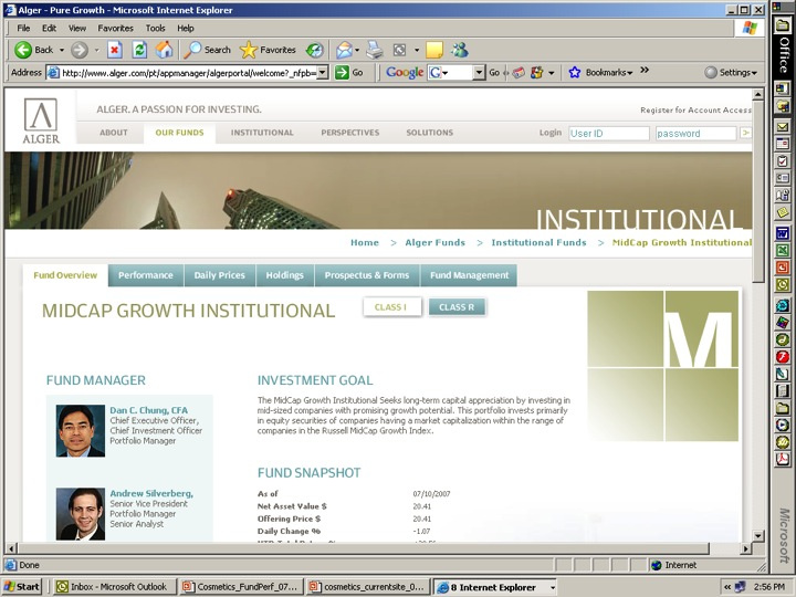 Alger Website