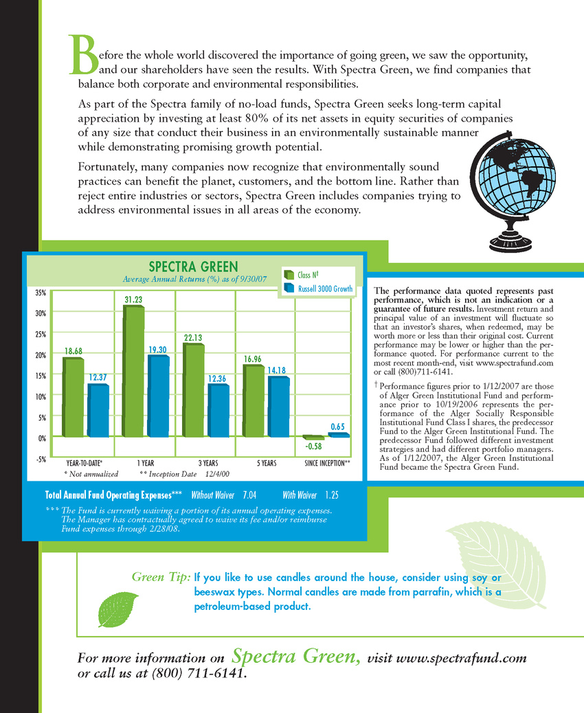 Spectra Green Fund Flyer