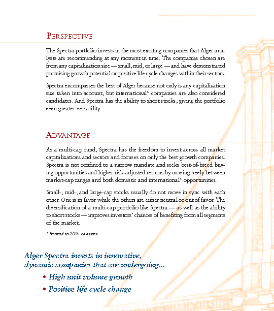 Spectra Fund Brochure