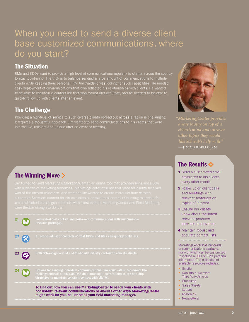 Schwab Case Studies