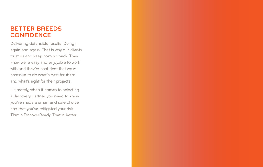 DiscoverReady Sales Brochure