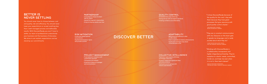 DiscoverReady Sales Brochure
