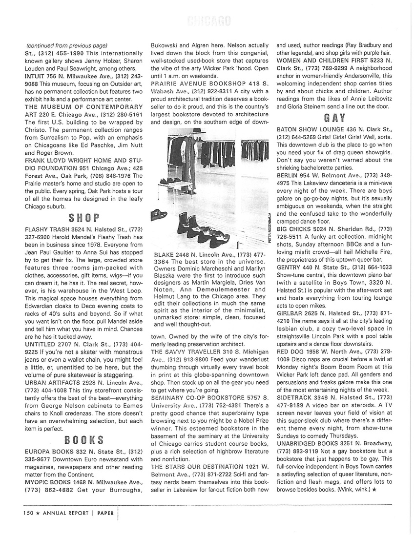 Paper Magazine: Chicago Travel Feature