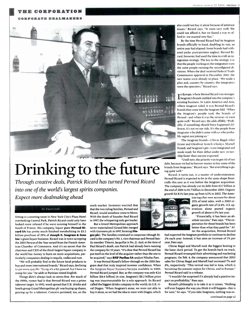 Pernod Ricard Feature