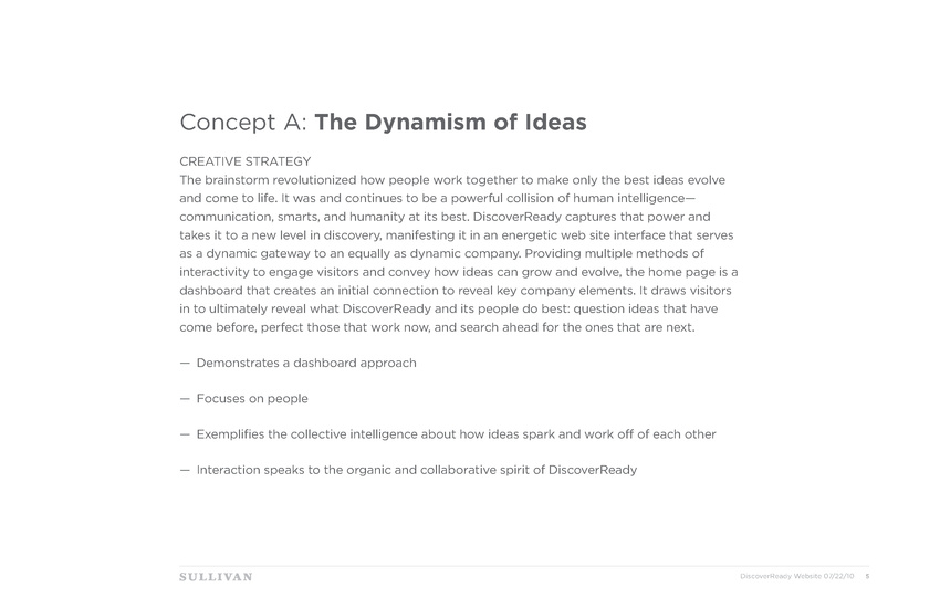 DiscoverReady Website Concepts