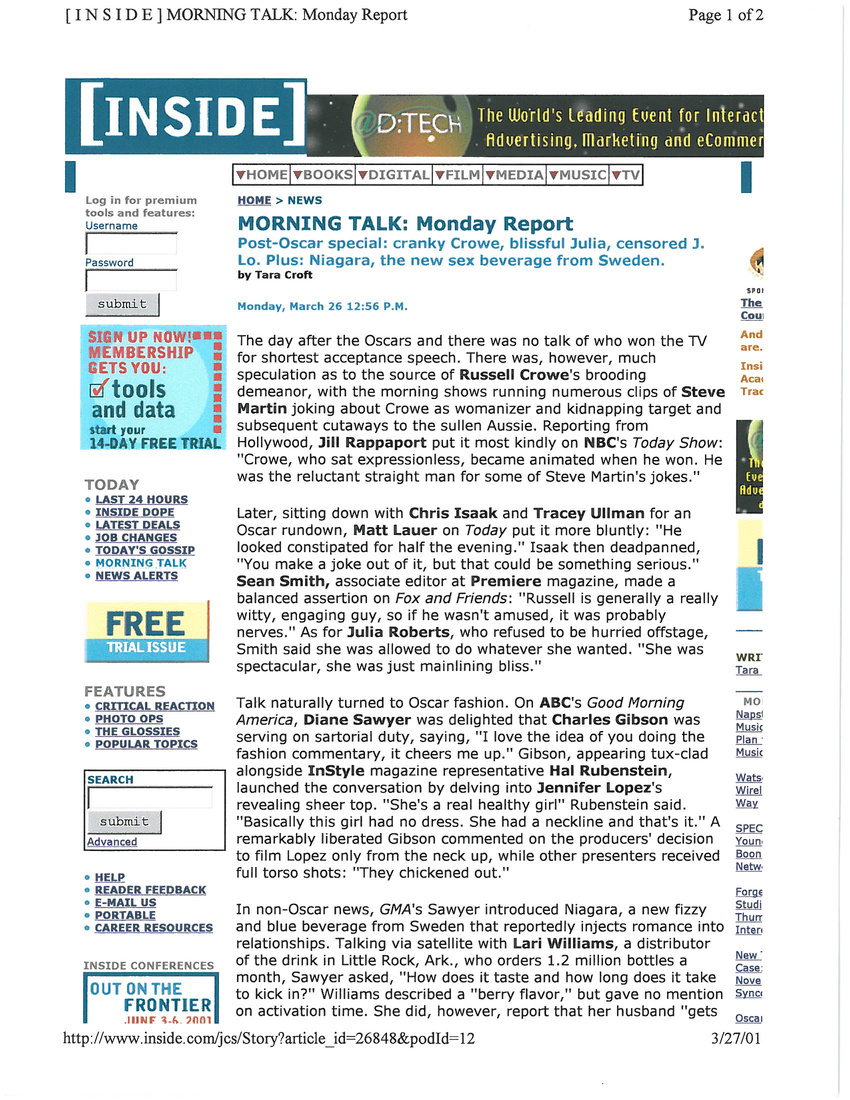 Morning Talk Column
